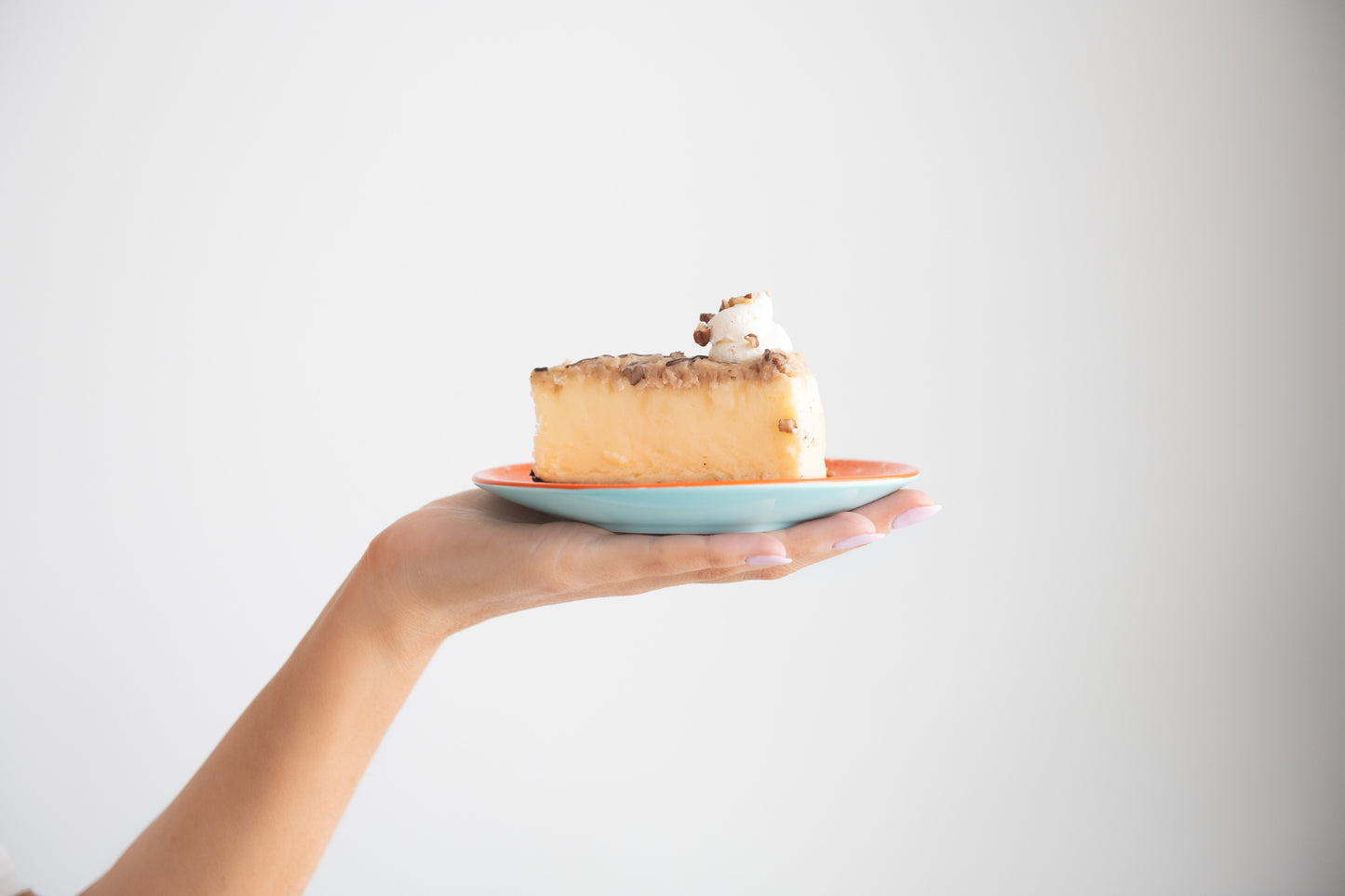 Annovero Colorful Dessert Plates, 6 Inch Diameter, Set of 6