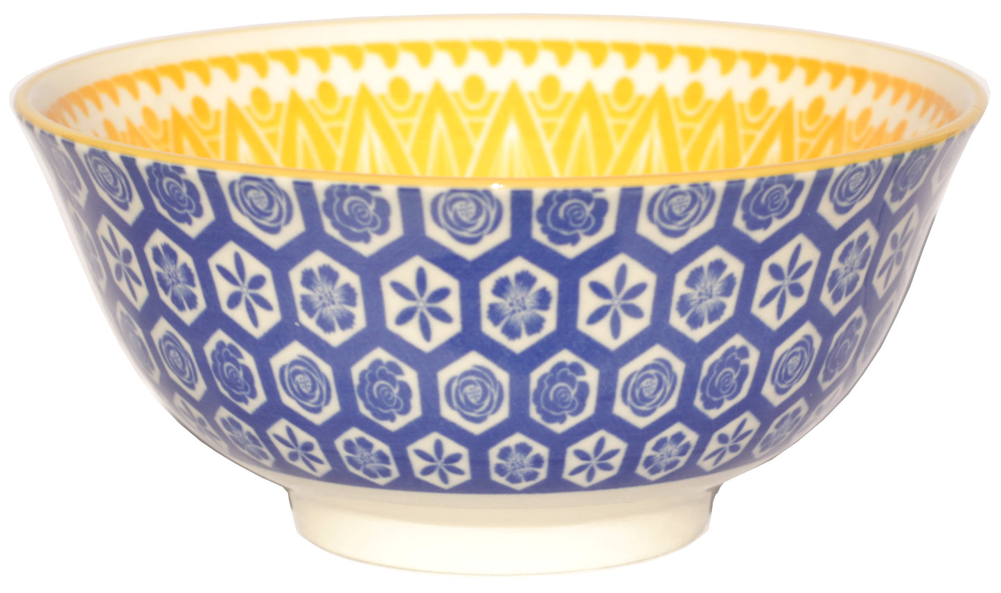 Individual Cereal Bowl 6.25" Diameter in each of the 6 designs