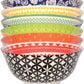 Individual Cereal Bowl 6.25" Diameter in each of the 6 designs