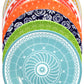 Individual Dinner Plate 10.5" Diameter in each of the 6 designs