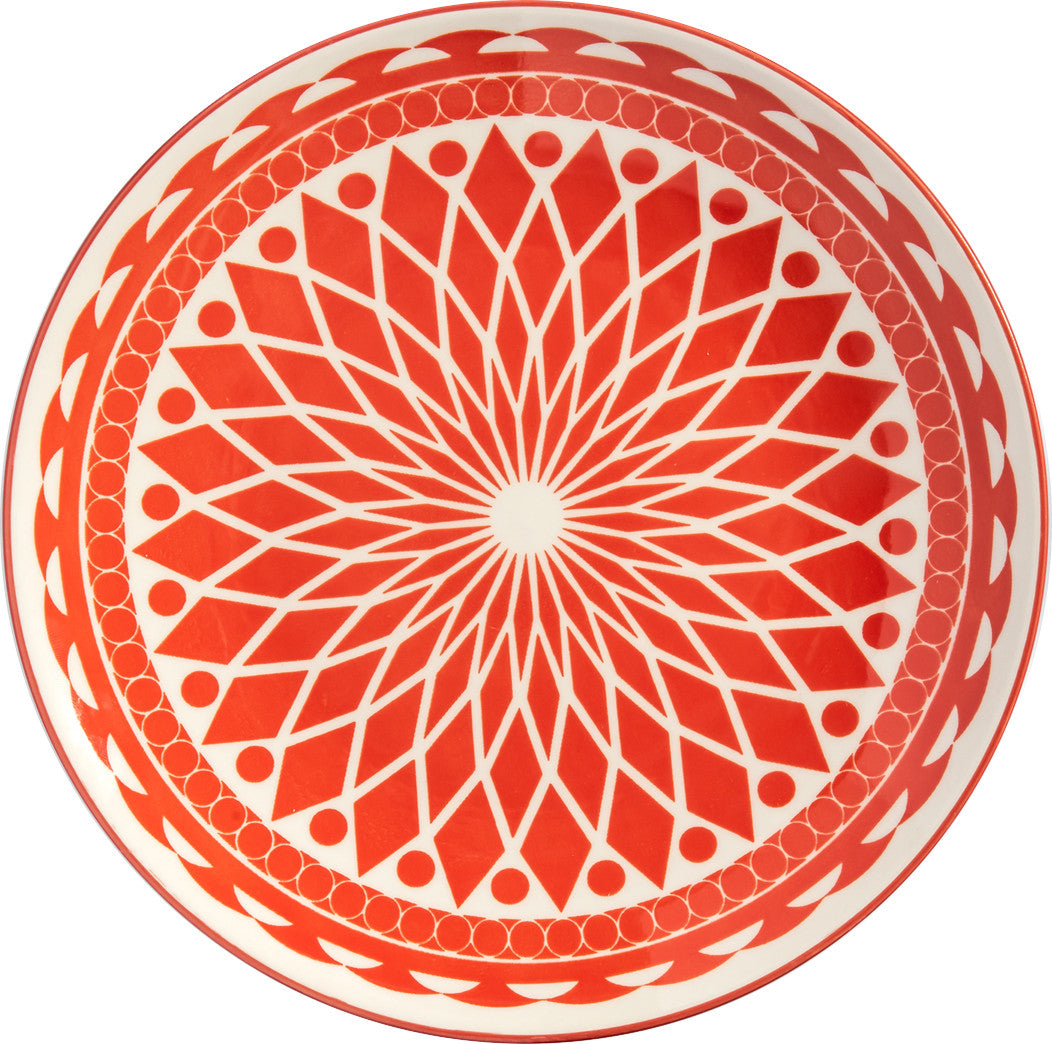 Individual Dinner Plate 10.5" Diameter in each of the 6 designs