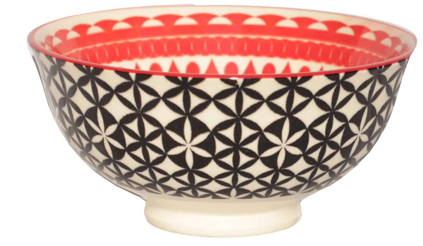 Individual Dessert Bowl 4.75" Diameter in each of the 6 designs