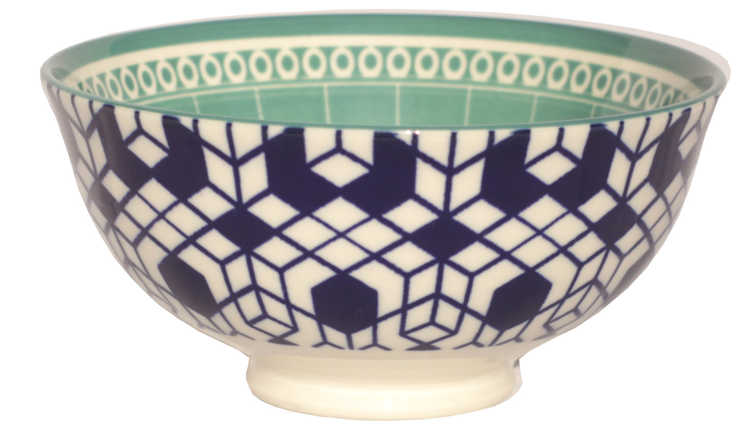 Individual Dessert Bowl 4.75" Diameter in each of the 6 designs