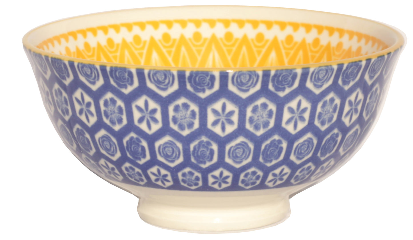 Individual Dessert Bowl 4.75" Diameter in each of the 6 designs