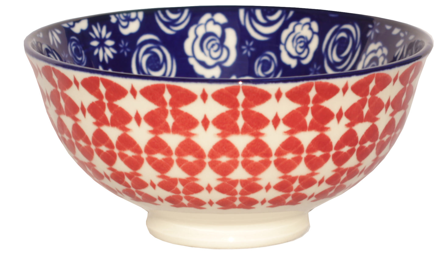 Individual Dessert Bowl 4.75" Diameter in each of the 6 designs