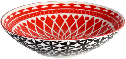 Individual Pasta Bowl 9.25" Diameter in each of the 6 designs